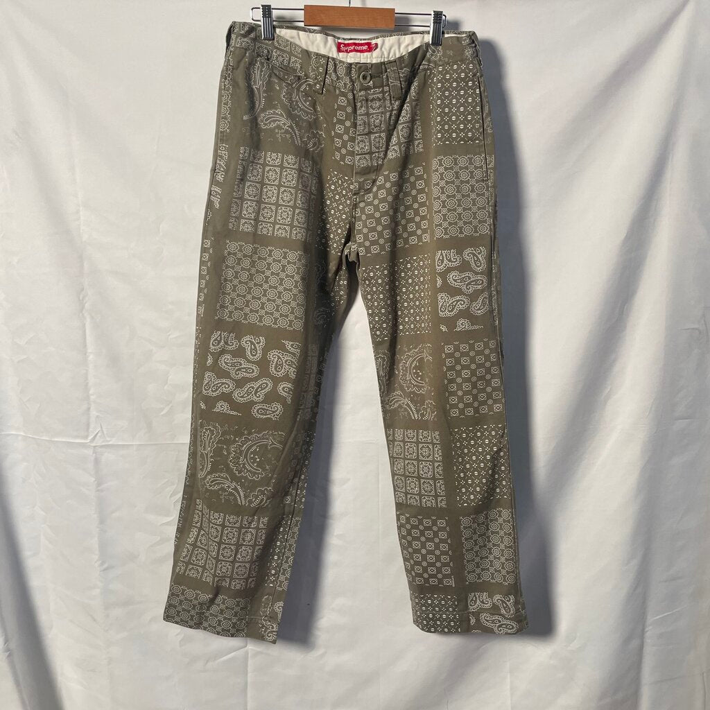 Supreme Paisley Pants Sz. 30
