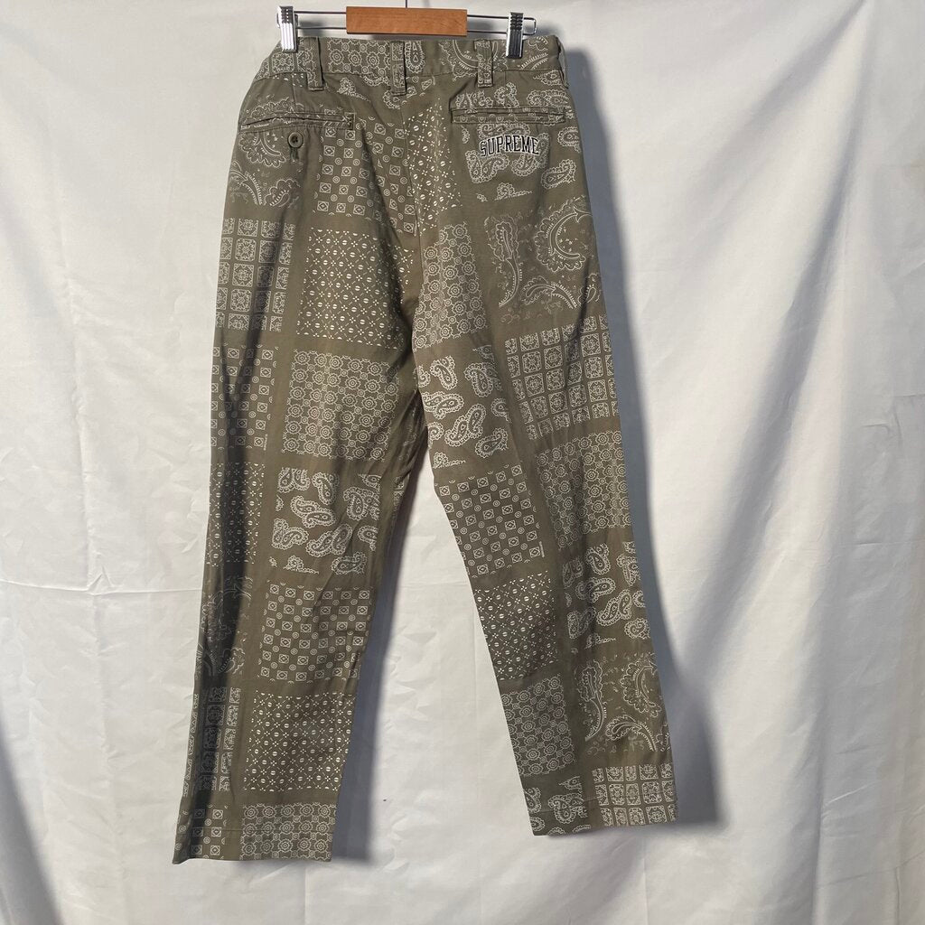 Supreme Paisley Pants Sz. 30