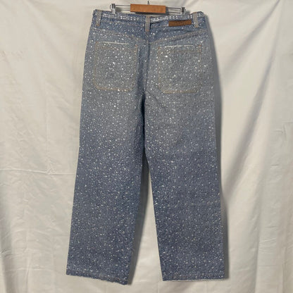 Birth of a Royal Blue Blue Diamond Jean Sz. XL