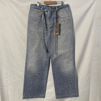 Birth of a Royal Blue Blue Diamond Jean Sz. XL
