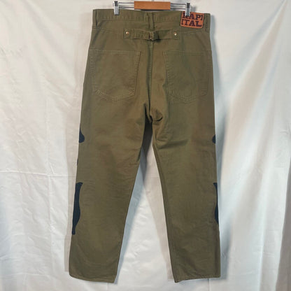 Kapital Green Bone Pants Sz 38