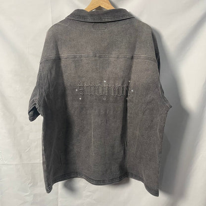 Mixed Emotions Black Denim Button Up Sz. M
