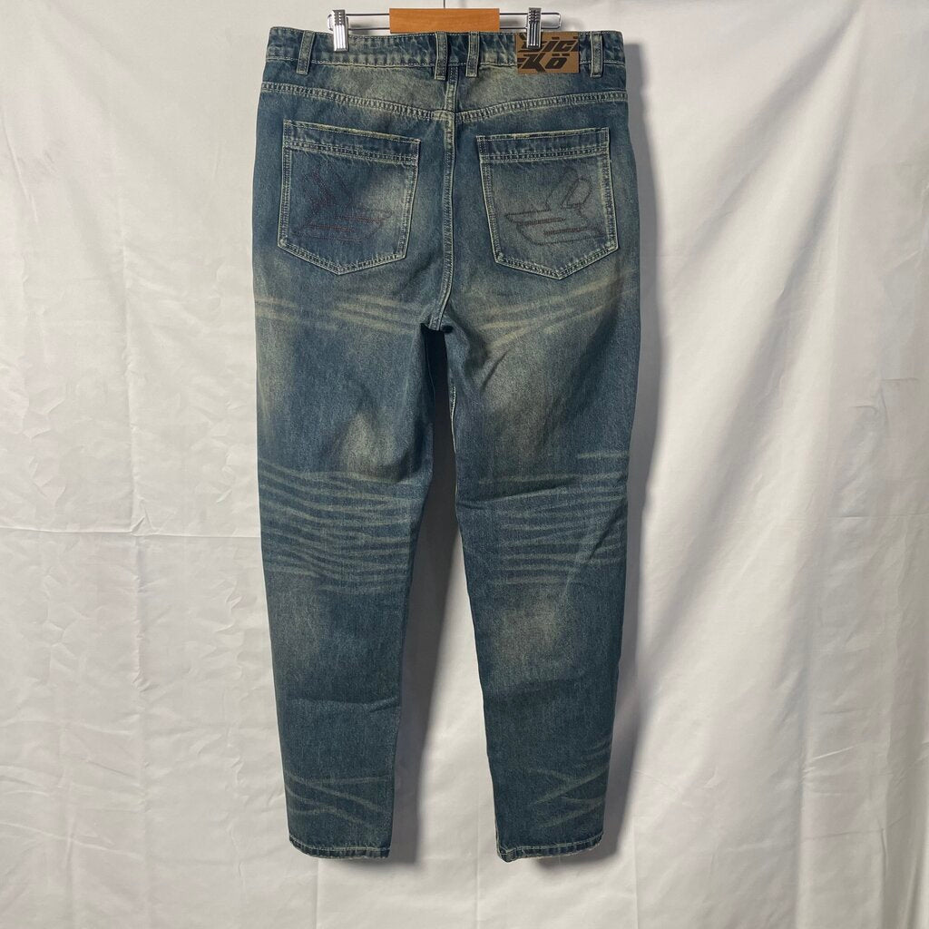 Sicko Green Gradient Denim Sz. 36