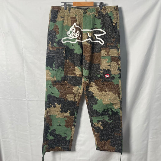 Ice Cream Running Dog Camo Cargo Sz. 34