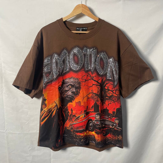 ME Brown Bling tee Sz. M