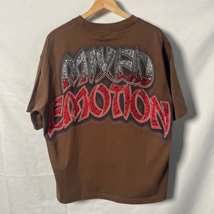 ME Brown Bling tee Sz. M