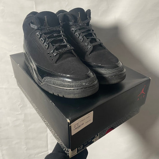 Jordan 3 Black Cats Sz. 12