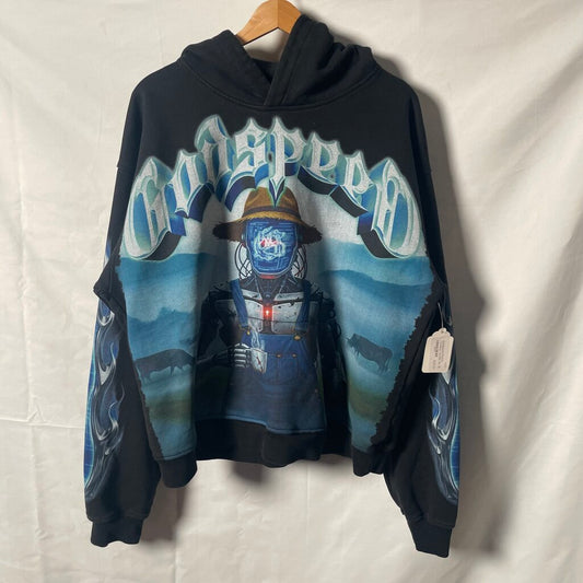 Godspeed Robot Cowboy Hoodie Sz. M