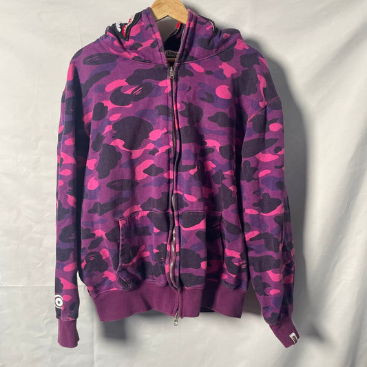 Purple Bape Full Zip Sz. L
