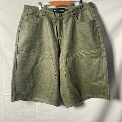 Gv Gallery Leather Shorts Sz. L