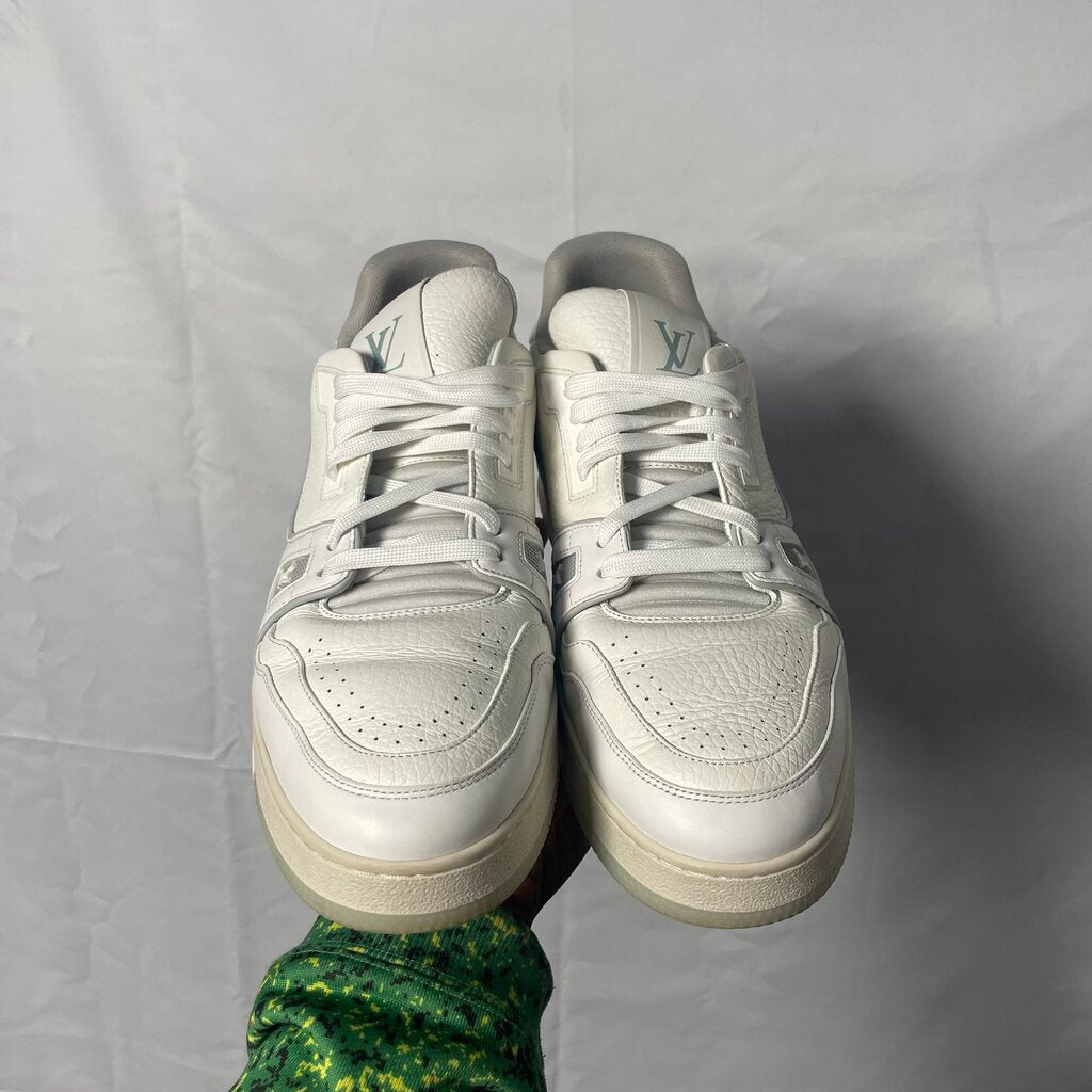 Louis Vuitton White Low Trainer Sz. 9