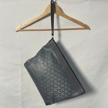 Grey Goyard Clutch