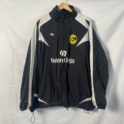 Balenciaga Black Windbreaker Jacket Sz. 46