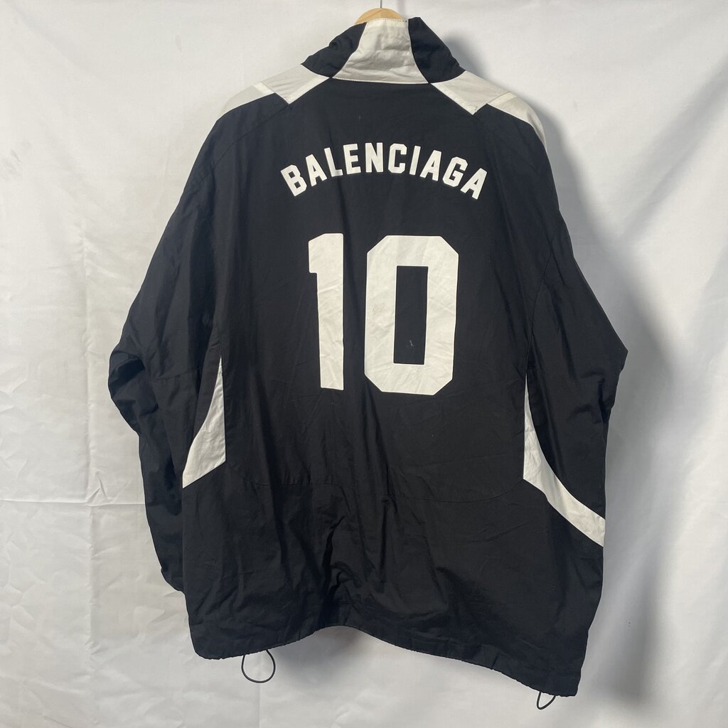 Balenciaga Black Windbreaker Jacket Sz. 46