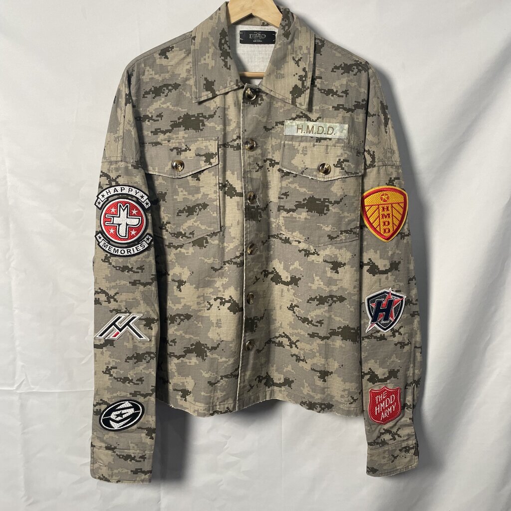 HMDD Camo Buttun Up Sz. S