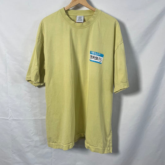 Hello My Name Is Vetements Oversized Tee Sz. S