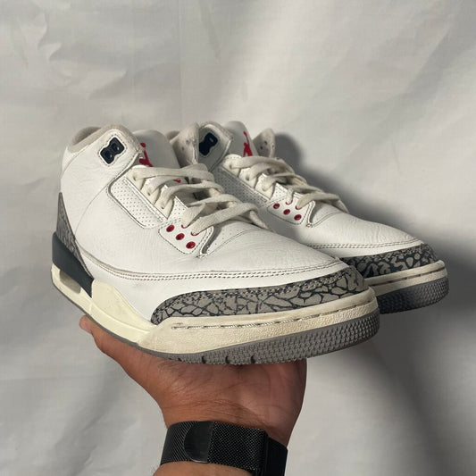 Jordan 3 White Cement Sz. 10.5