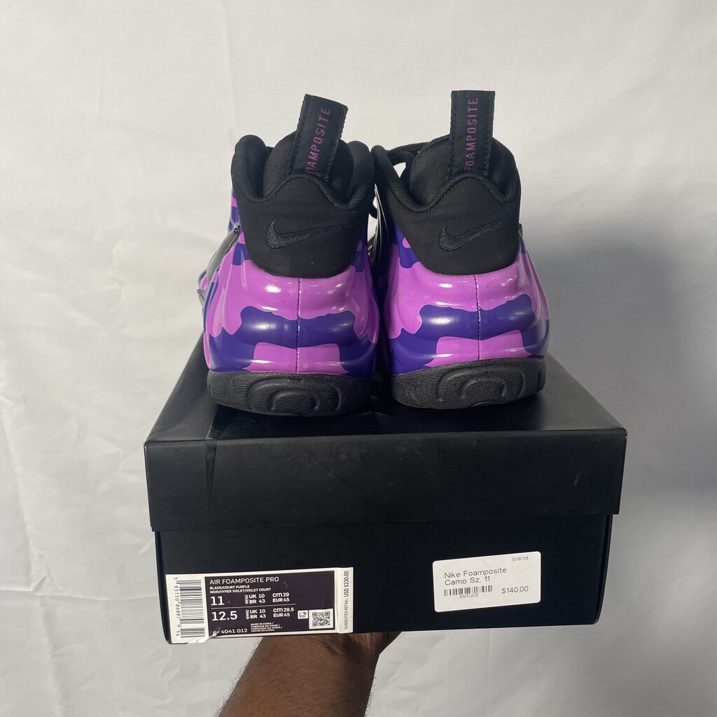 Nike Foamposite Camo Sz. 11