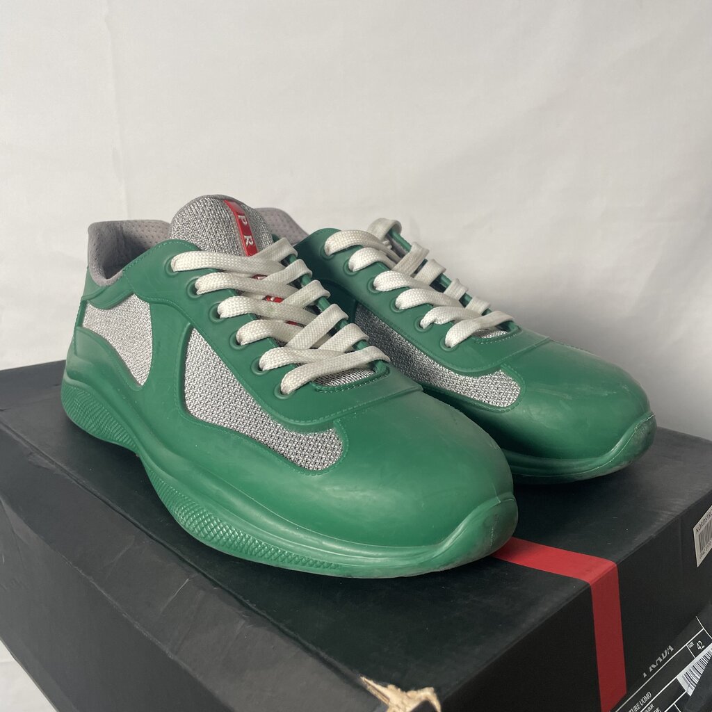 Prada Green Rubber Sz.42