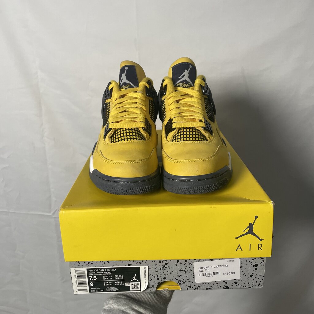 Jordan 4 Lightning Sz. 7.5