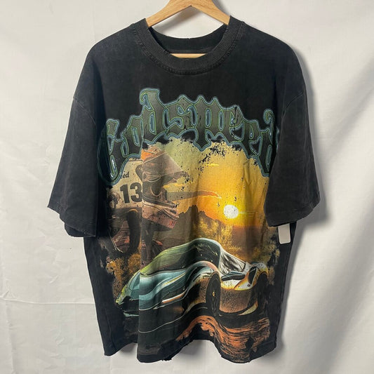 Godspeed Skull Racer Tee Sz. L