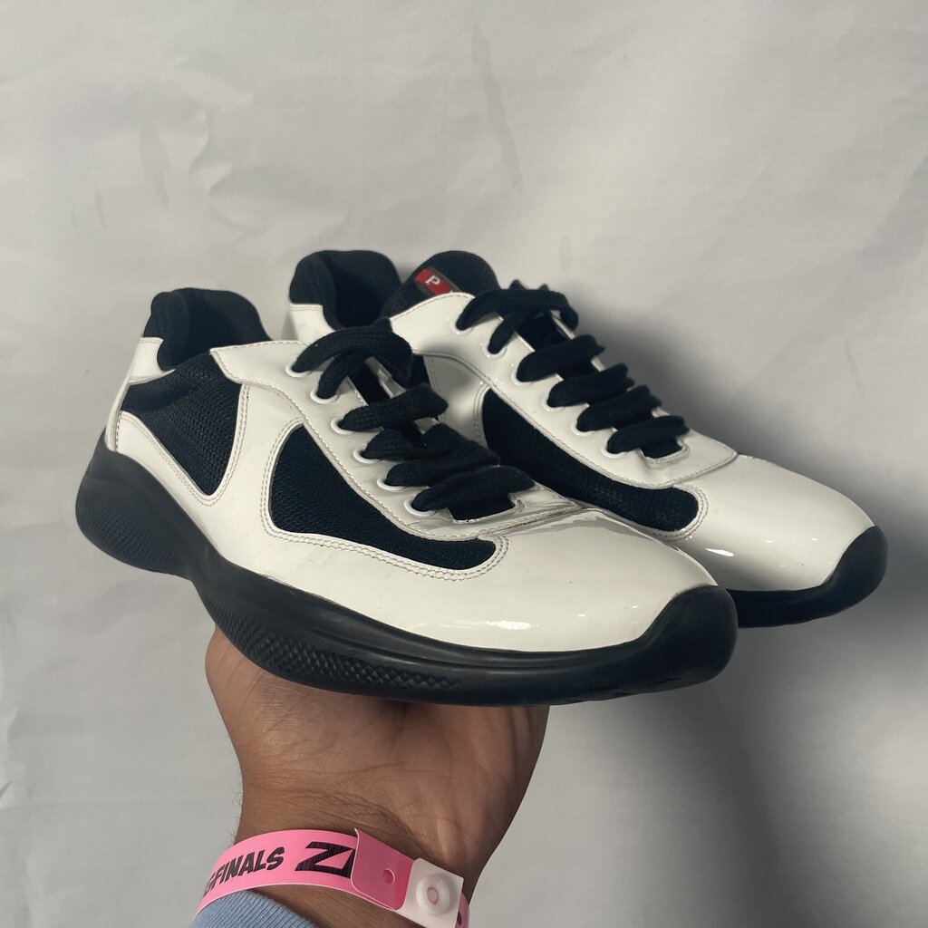 White Prada Cups Sz. 8