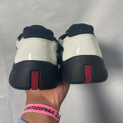 White Prada Cups Sz. 8