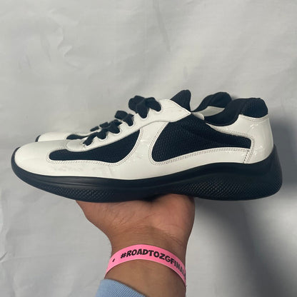 White Prada Cups Sz. 8