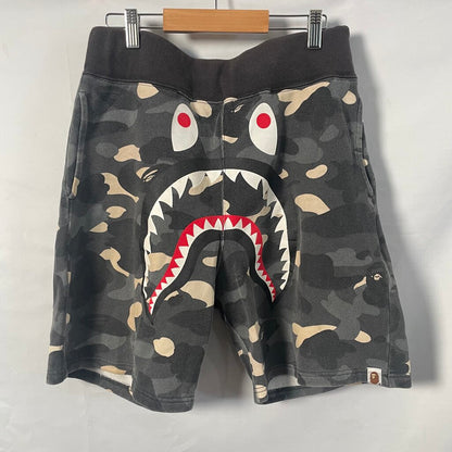Bape Grey Camo Sweat Shorts Sz. L