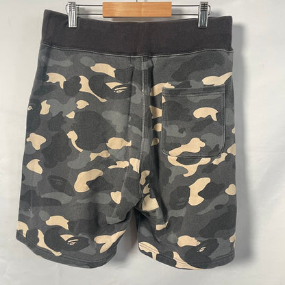 Bape Grey Camo Sweat Shorts Sz. L