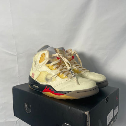 Jordan 5 Off White Sail Sz. 10