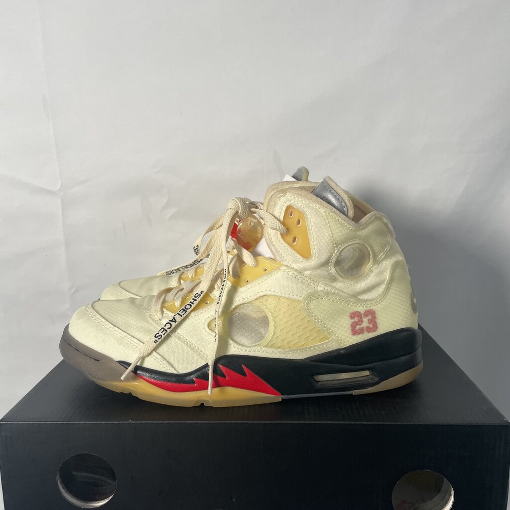 Jordan 5 Off White Sail Sz. 10