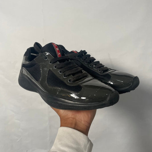 Green n Black Prada Cups Sz. 8(PD)