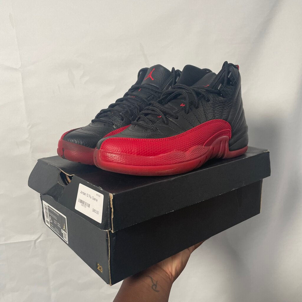 Jordan 12 Flu Game Sz. 6