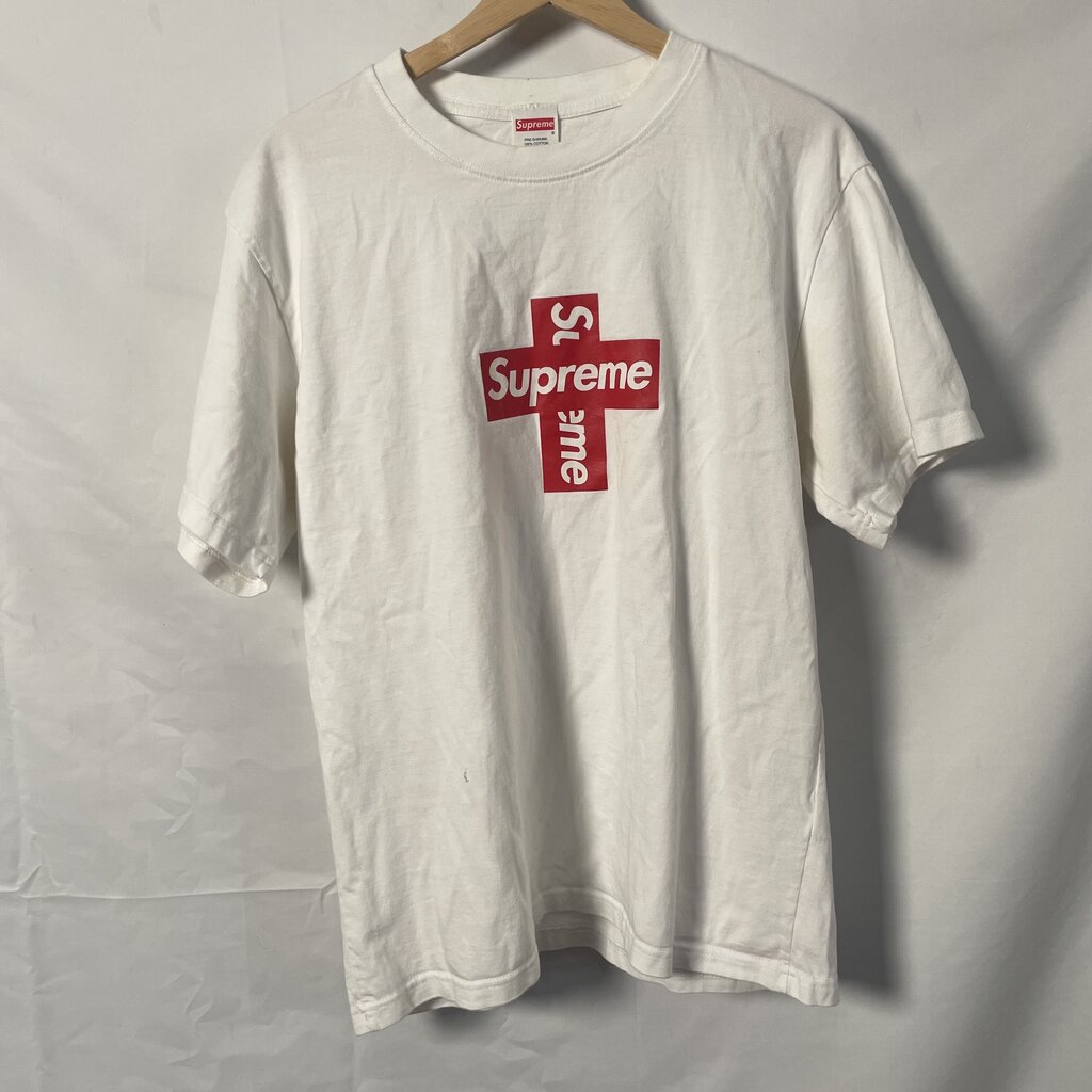Supreme Cross Box Logo Tee Sz. S
