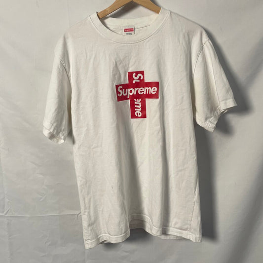 Supreme Cross Box Logo Tee Sz. S
