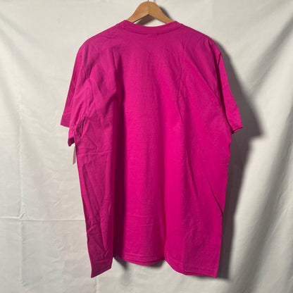 Supreme Pink Women logo Tee Sz. L