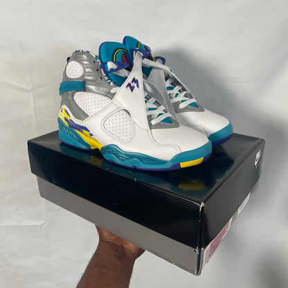 Jordan 8 Wmn Aqua Sz. 8.5