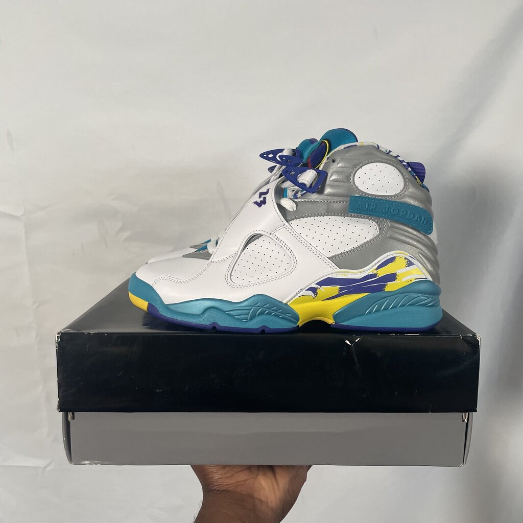 Jordan 8 Wmn Aqua Sz. 8.5