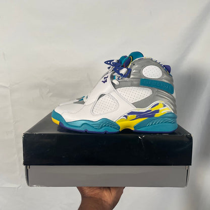 Jordan 8 Wmn Aqua Sz. 8.5