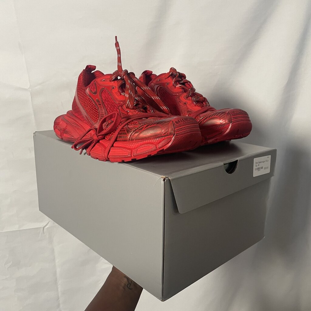 Red Balenciaga 3XLs Sz. 45