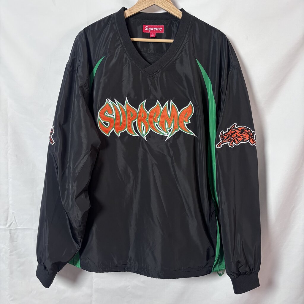 Supreme Black PullOver Sz. L