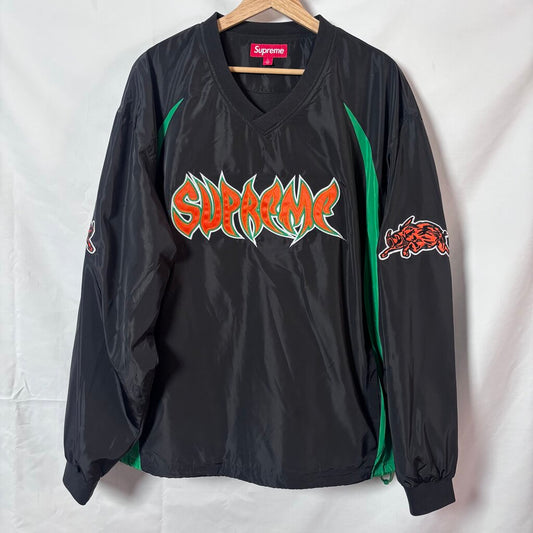 Supreme Black PullOver Sz. L