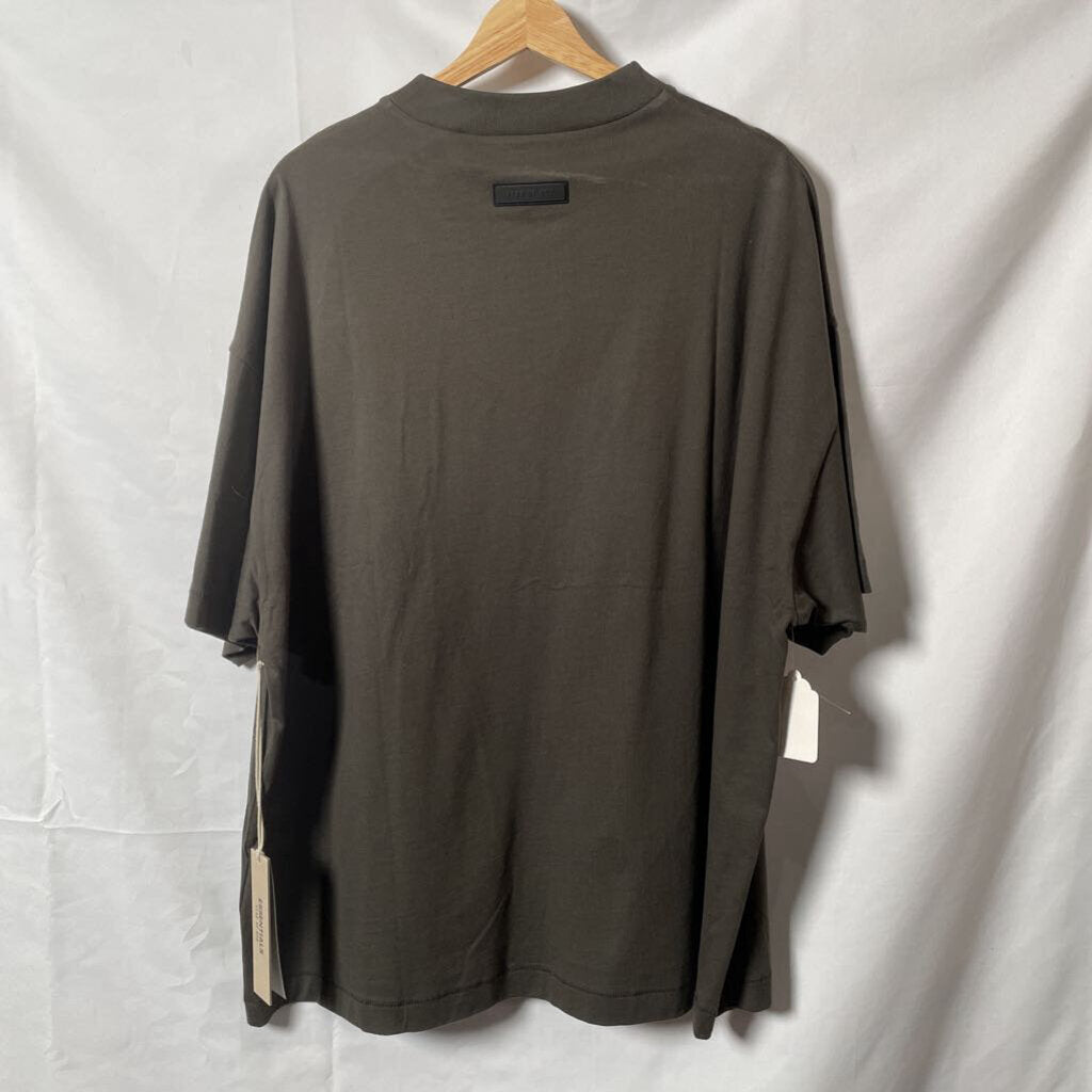 Essentials Dark Green Ink Tee Sz. S