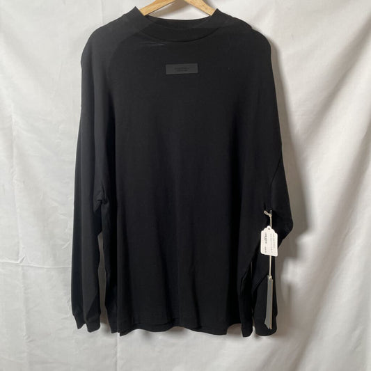 Black Essentials L/s Sz. S