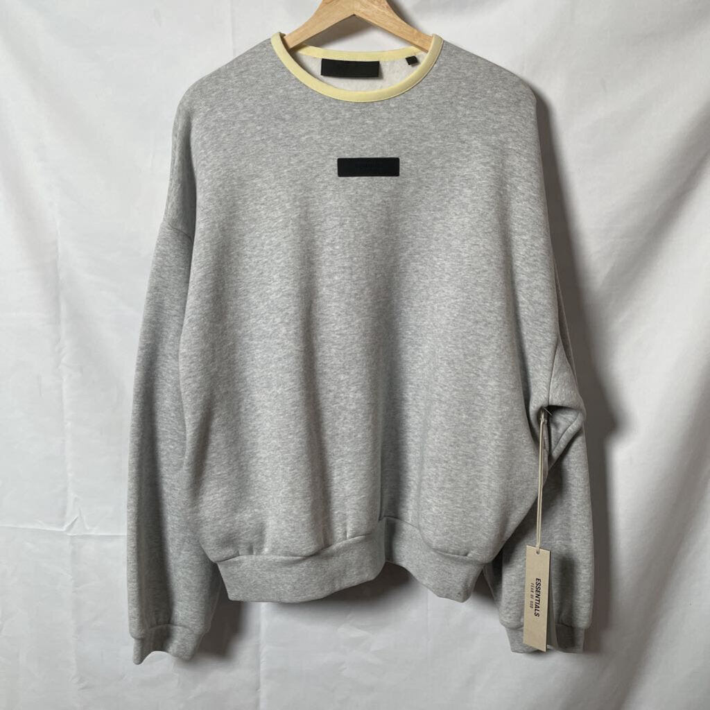 Essentials Light Oatmeal Hoodie Sz. Xs