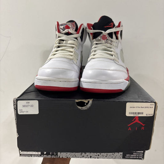 Jordan 5 fire red SZ 9