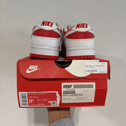 Nike Dunk Low Championship Red sz. 8.5