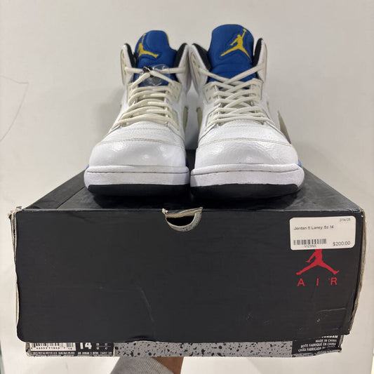 Jordan 5 Laney Sz 14