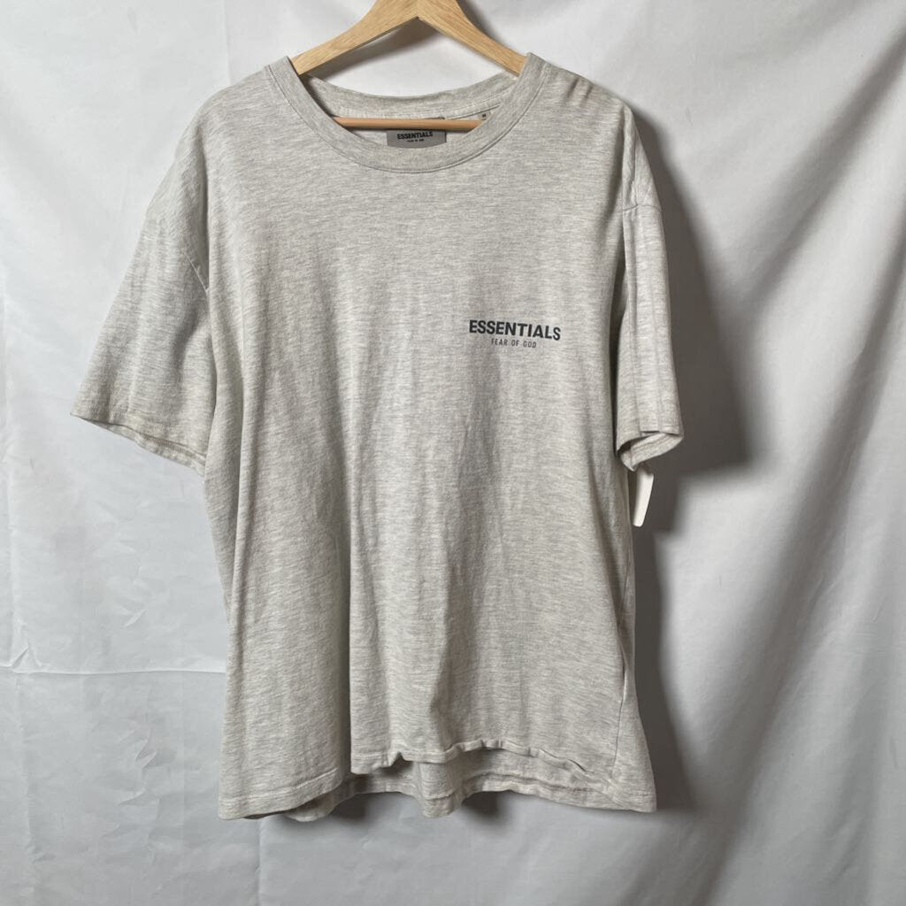 Heather Grey Essentials Tee Sz. M